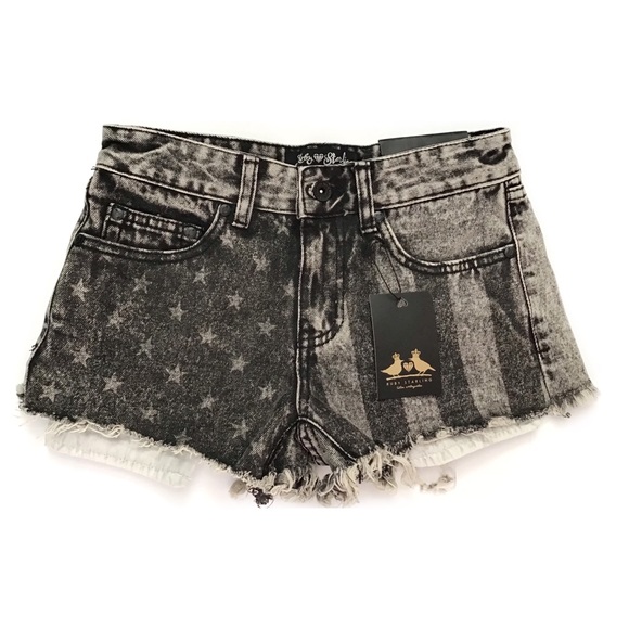 💫HP💫 NWT | RUBY STARLING STARS & STRIPES SHORTS - Picture 1 of 8